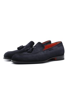Santoni: Синие туфли 