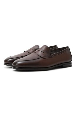 Santoni: Коричневые туфли 