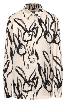 MSGM: Рубашка из вискозы 