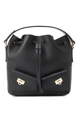 Ferragamo: Чёрная сумка 