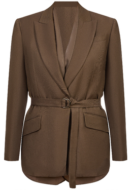 BRUNELLO CUCINELLI: Коричневый жакет 