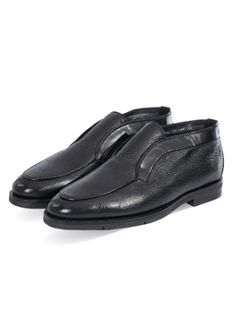 SANTONI: Чёрные ботинки 