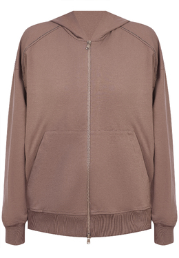 BRUNELLO CUCINELLI: Коричневая толстовка 