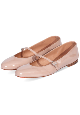 SANTONI: Розовые балетки 
