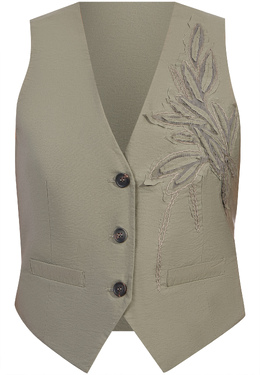 BRUNELLO CUCINELLI: Зелёный жилет 