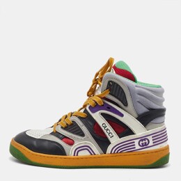 Gucci: Многоцветные кроссовки  Basket