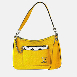 Louis Vuitton: Жёлтая сумка  Épi