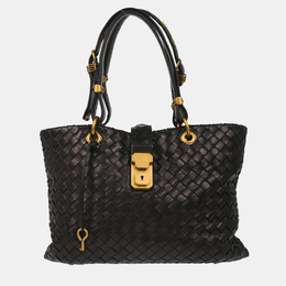 Bottega Veneta: Чёрные брюки  Intrecciato