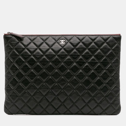 Chanel: Чёрный клатч 