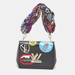 Louis Vuitton: Чёрная сумка  Twist