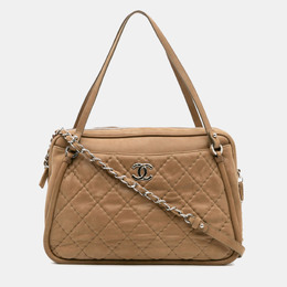 Chanel: Коричневая сумка 