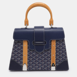 Goyard: Синяя сумка на руку 