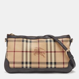Burberry: Бежевая сумка через плечо 