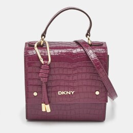 Dkny: Бордовая сумка на руку 