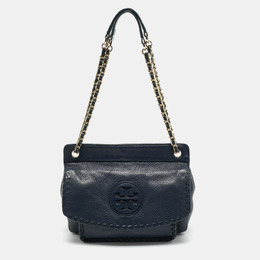 Tory Burch: Синяя сумка 