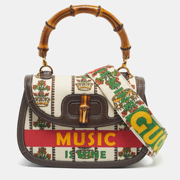 Gucci: Коричневая сумка на руку  Bamboo