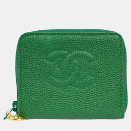 Chanel: Зелёный кошелёк 