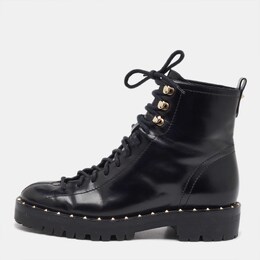 Valentino: Чёрные ботинки  Rockstud