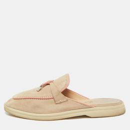 Loro Piana: Розовые сабо 
