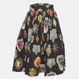 Dolce & Gabbana: Чёрная юбка  Sacred Heart