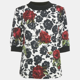 Dolce & Gabbana: Чёрный свитер  Rose