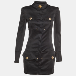 Balmain: Чёрное пальто 