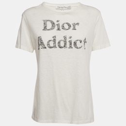 Dior: Белая футболка 
