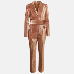 Elisabetta Franchi: Расклешённый комбинезон 