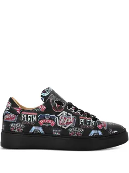 Philipp Plein: Чёрные кроссовки 