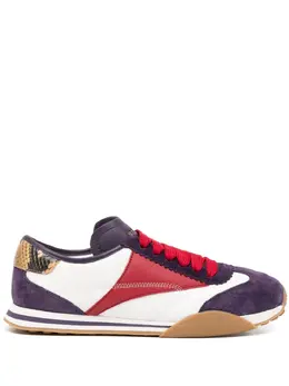 Bally: Фиолетовые кроссовки 