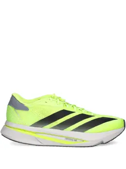 adidas: Зелёные кроссовки  Adizero