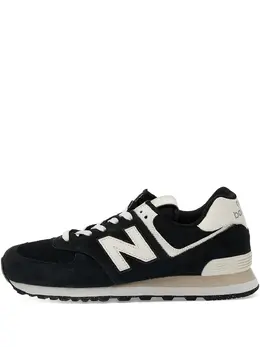 New Balance: Чёрные кроссовки  574