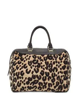 Louis Vuitton Pre-Owned: Сумка-шоппер с леопардовым принтом 