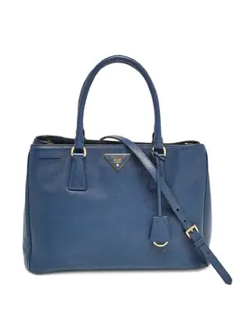Prada Pre-Owned: Синяя сумка-шоппер 
