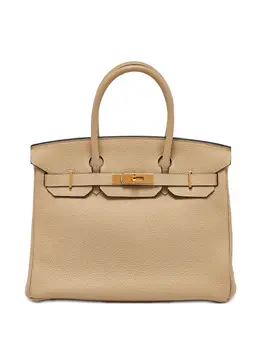Hermès Pre-Owned: Бежевая сумка-шоппер 