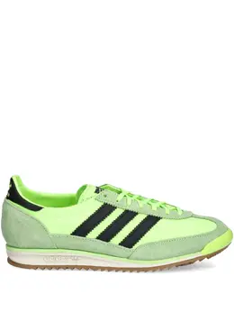 adidas: Зелёные кроссовки  SL-72
