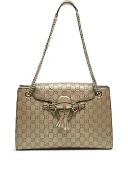 Gucci Pre-Owned: Бежевая сумка 