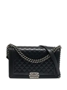 CHANEL Pre-Owned: Чёрная сумка 
