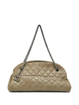CHANEL Pre-Owned: Зелёная сумка 