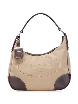 Prada Pre-Owned: Коричневая сумка 