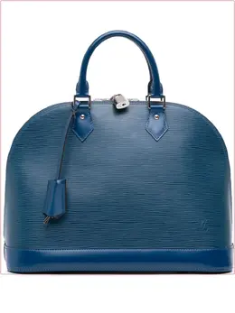 Louis Vuitton Pre-Owned: Голубая сумка 
