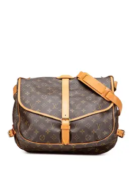 Louis Vuitton Pre-Owned: Коричневая сумка через плечо 