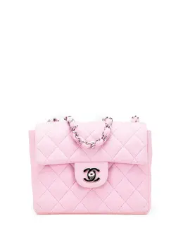 CHANEL Pre-Owned: Розовая сумка через плечо 
