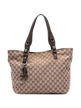 Gucci Pre-Owned: Коричневая сумка-шоппер 
