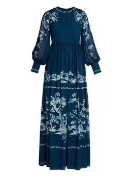 ERDEM: Платье с длинным рукавом 