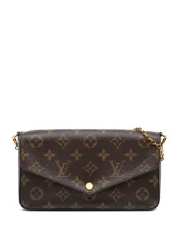 Louis Vuitton Pre-Owned: Коричневая сумка через плечо 