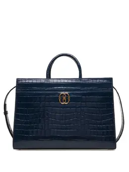 Bally: Синяя сумка-шоппер 