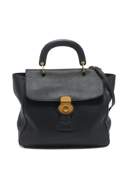 Burberry Pre-Owned: Чёрная сумка-шоппер 