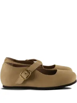 Birkenstock: Бежевые балетки 