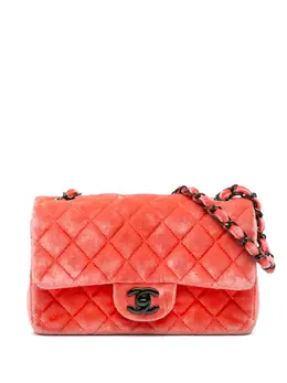 CHANEL Pre-Owned: Оранжевая сумка через плечо 